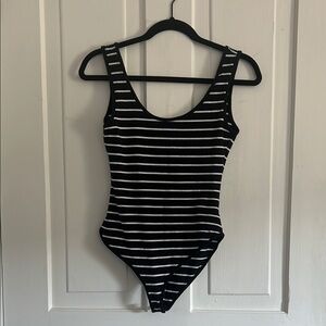 Forever 21 Striped Bodysuit